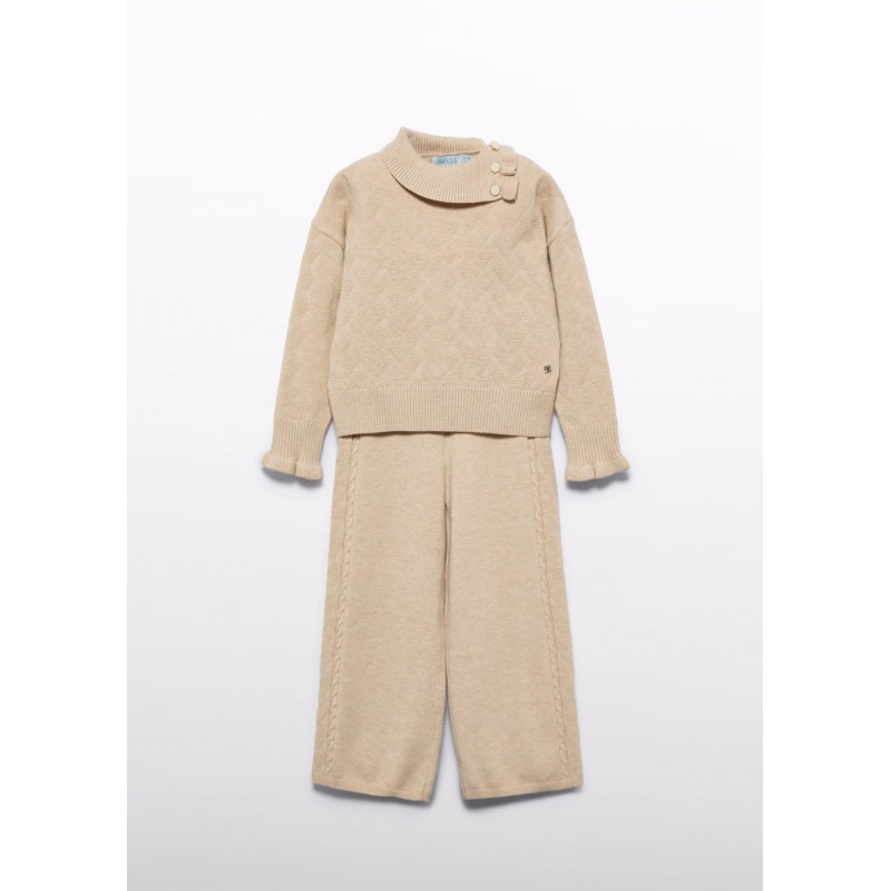 Conjunto pantalón tricot niña Avena Vigoré-Abel & Lula