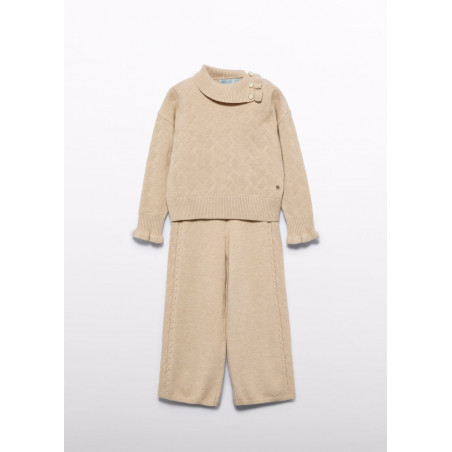 Conjunto pantalón tricot niña Avena Vigoré-Abel & Lula