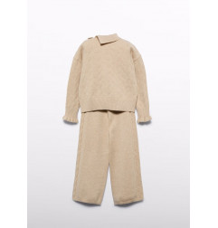 Conjunto pantalón tricot niña Avena Vigoré-Abel & Lula