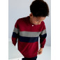 Polo bandas chico wine-Mayoral