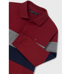 Polo bandas chico wine-Mayoral