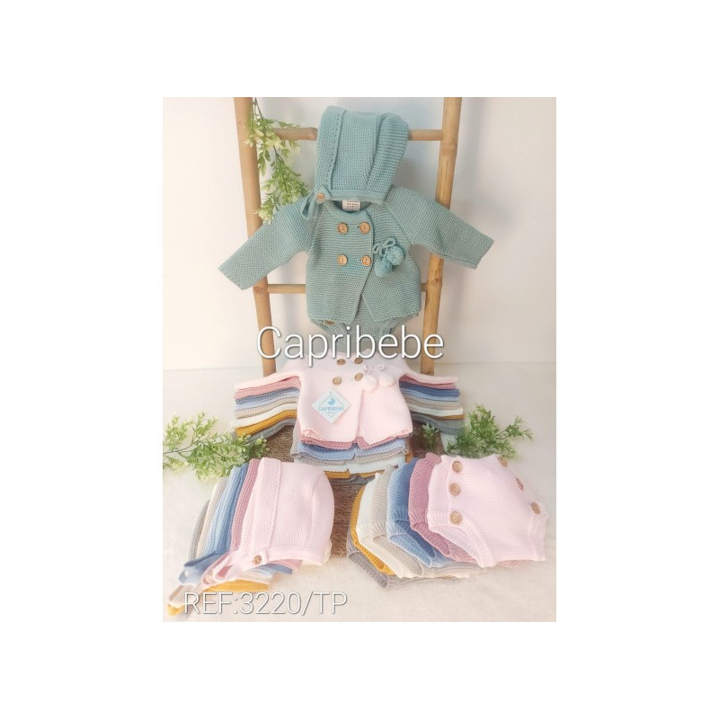 Conjunto 3 Piezas Lana-Capribebe