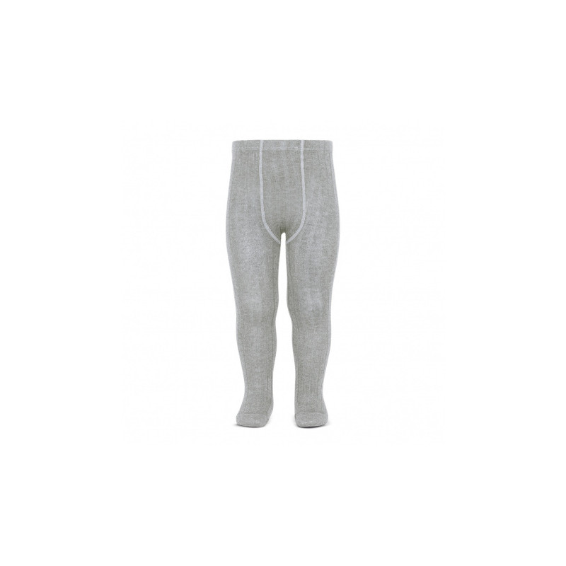 Leotardos básicos canalé ALUMINIO(221)-Condor