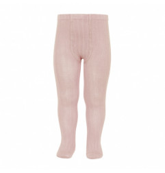 Leotardos básicos canalé ROSA EMPOLVADO(544)-Cóndor