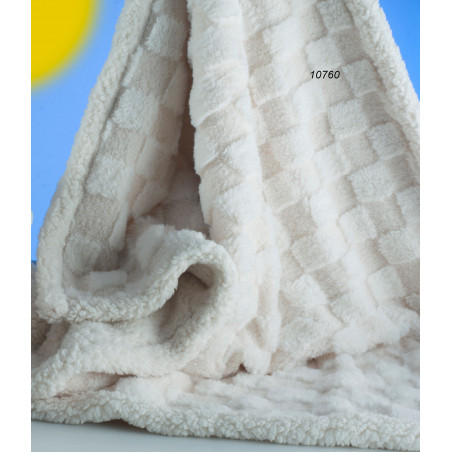 Manta Borreguito 80x100 Beig-Gamberrito's