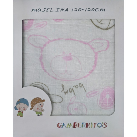 Muselina(Perro) 120x120cm-Gamberrito's