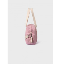 Bolso maternidad acolchado con accesorios bebé Rosado-Mayoral