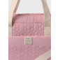 Bolso maternidad acolchado con accesorios bebé Rosado-Mayoral