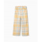 Pantálon de niña a cuadros wide leg-Zippy