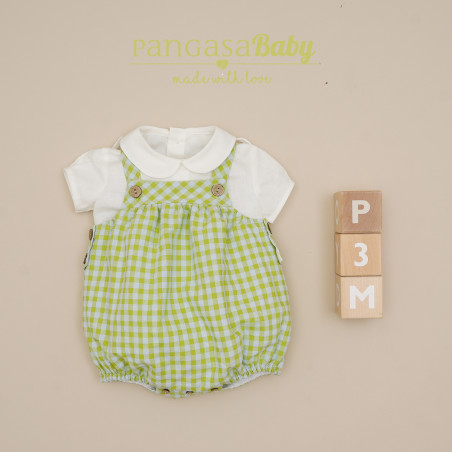 Conjunto Peto Cuadros Pistacho-Pangasa
