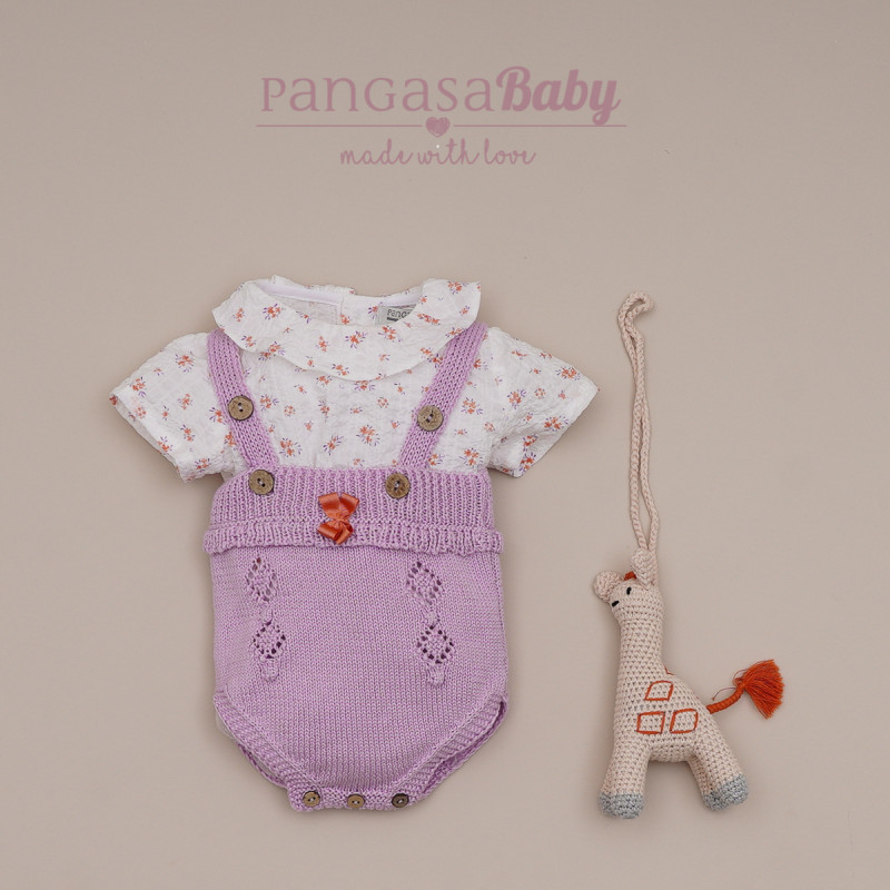 Conjunto Peto Flores Lila-Pangasa