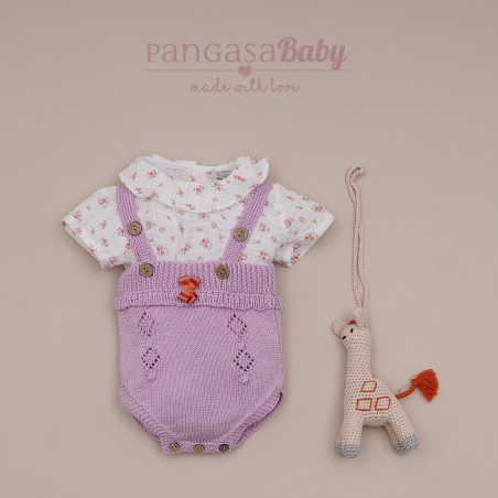 Conjunto Peto Flores Lila-Pangasa