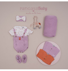 Conjunto Peto Flores Lila-Pangasa