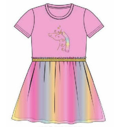 Vestido Fantasía Tul Arcoiris y Unicornio Rosa-Blue Seven