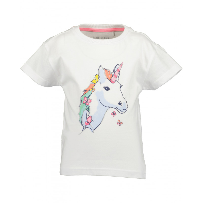 Camiseta Unicornio-Blue Seven