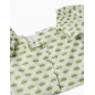 Top Floral con Mangas de Mariposa para Niña, Blanco/Verde-Zippy