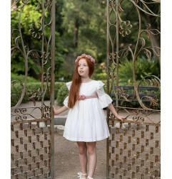 Vestido Plumeti Tul Maquillaje-Coco Ceremonia