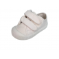 Zapatilla Lona Velcros Blanca-Zapy