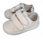 Zapatilla Lona Velcros Blanca-Zapy
