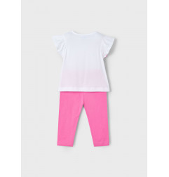 Conjunto legging pirata y camiseta atardecer niña camelia-Mayoral