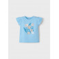 Camiseta dibujo niña cielo-Mayoral
