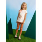 Conjunto legging tobillero y camiseta estampado niña paprika-Mayoral