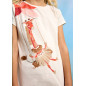 Conjunto legging tobillero y camiseta estampado niña paprika-Mayoral