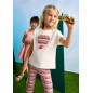 Conjunto legging acampanado y camiseta niña salmón-Mayoral