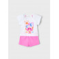 Conjunto pantalón corto y camiseta estampado niña camelia-Mayoral