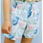 Pantalón corto flores geométricas niña Menta-Mayoral