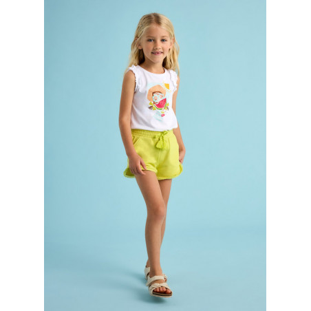 Pantalón corto deportivo básico niña-Mayoral