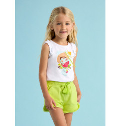 Pantalón corto deportivo básico niña-Mayoral