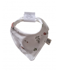 Set Babero Bandana Reversible + Tres Babitas Felicia-Todo Amor Baby