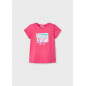 Camiseta estampada niña peonia-Mayoral