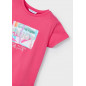 Camiseta estampada niña peonia-Mayoral