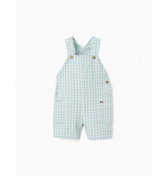 Mono Vichy con Textura para Bebé Niño 'B&S', Verde Agua/Blanco-Zippy