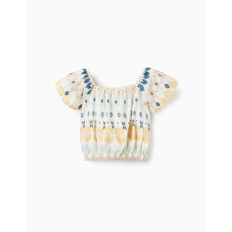 Top con Estampado Étnico para Niña, Multicolor-Zippy