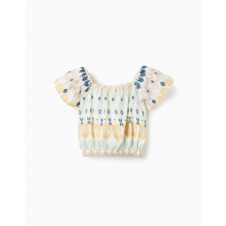 Top con Estampado Étnico para Niña, Multicolor-Zippy