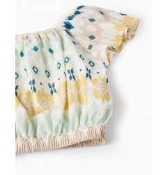 Top con Estampado Étnico para Niña, Multicolor-Zippy