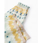 Pantalón Wide Leg con Estampado Étnico para Niña, Multicolor-Zippy
