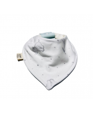 Set Babero Bandana Reversible Jano + Tres Babitas Todo Amor Baby
