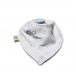 Set Babero Bandana Reversible Jano + Tres Babitas Todo Amor Baby