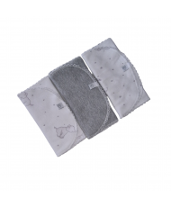 Set Babero Bandana Reversible Jano + Tres Babitas Todo Amor Baby