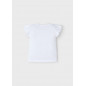 Camiseta dibujo niña Blanca-Mayoral
