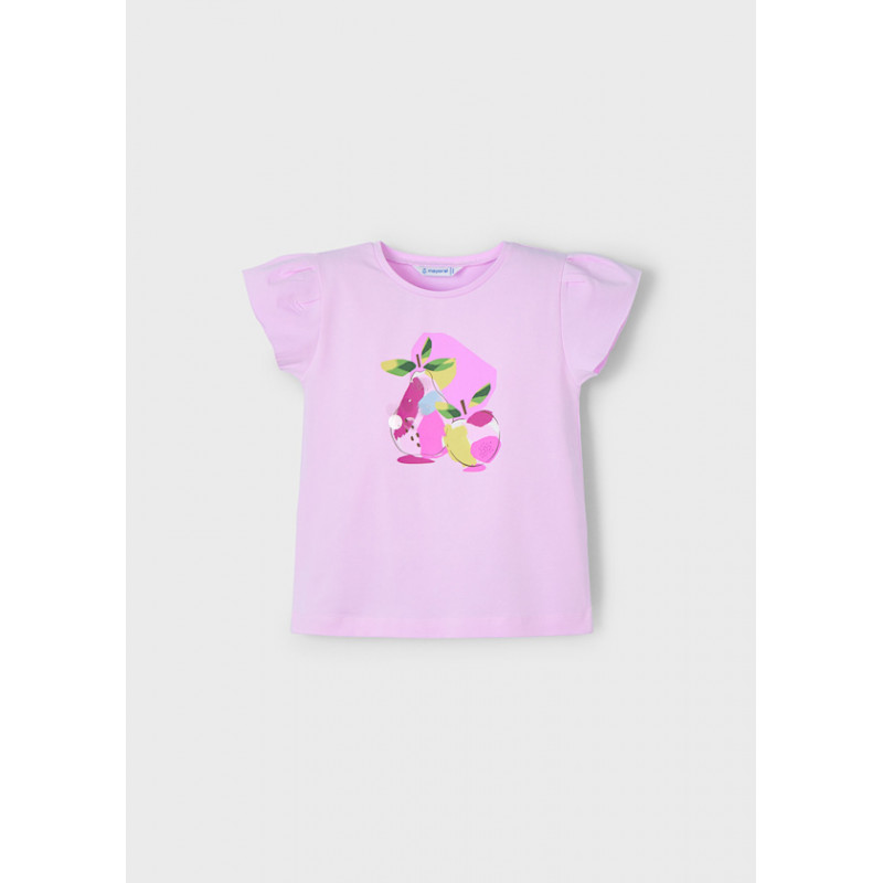 Camiseta dibujo niña Malva-Mayoral