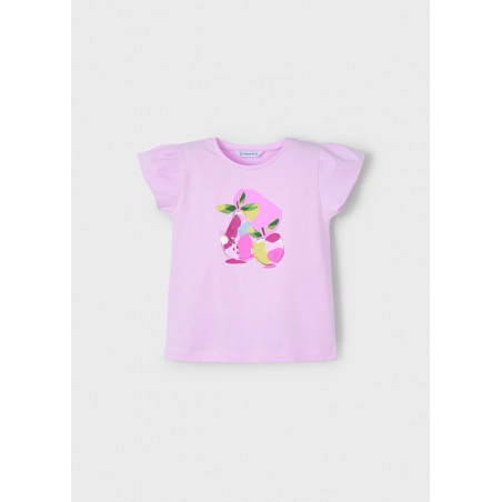 Camiseta dibujo niña Malva-Mayoral