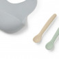Set de babero y 2 cucharas Food Kit azul celeste-Tous Baby