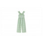Mono de niña con volantes verde cuadros-Newness