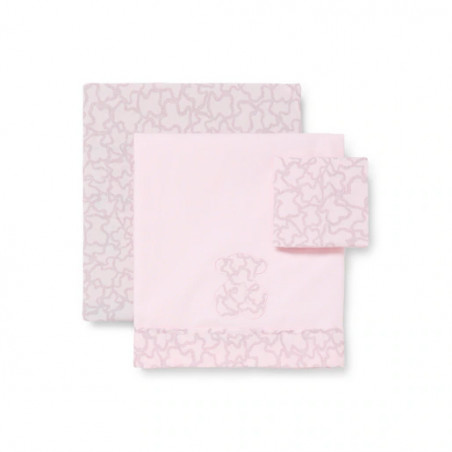 Juego de sabanas Kaos Rosa-Tous Baby