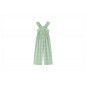 Mono de niña con volantes verde cuadros-Newness
